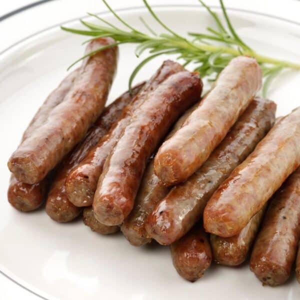 breakfast sausage, all beef breakfast sausage, breakfast meat, grass-finished beef